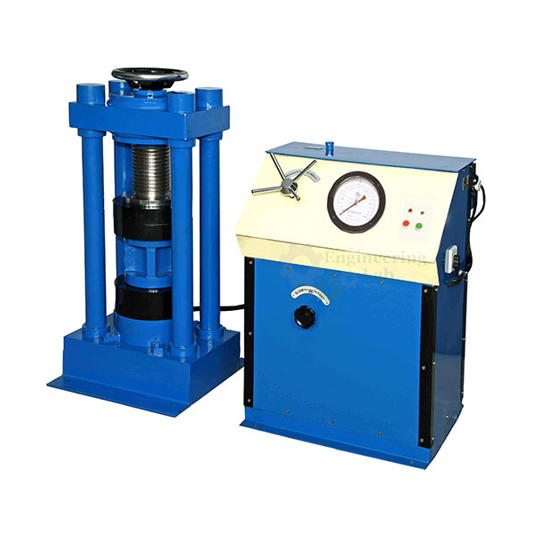 Compression Testing Machine (Four Pillar Type Load Frame) Hand Cum Electrically Operated