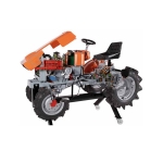 Cut Model of Agricultural Tractor