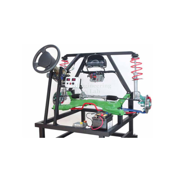 Working Model of Power Steering with Suspension